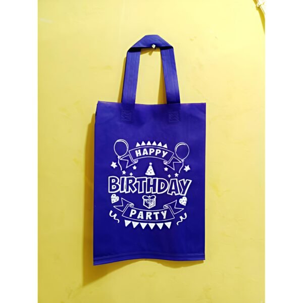 harga PER PCS Goodie Bag HBD ( Ultah ) Tali uk 25x35x8 70gsm  - Tas Kain Motif - Gambar 5