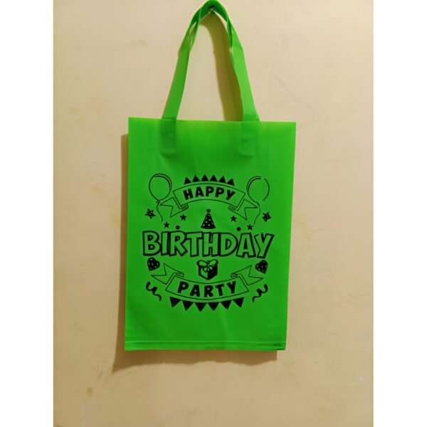 harga PER PCS Goodie Bag HBD ( Ultah ) Tali uk 25x35x8 70gsm  - Tas Kain Motif - Gambar 6