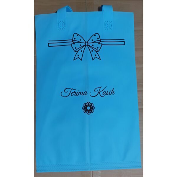 harga PER PCS Tas Spunbond ucapan TERIMA KASIH model box / Tas kain Motif - Gambar 4