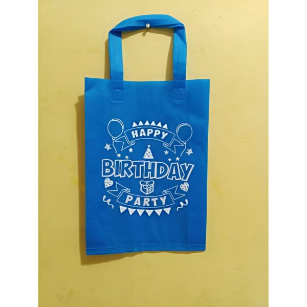 harga PER PCS Goodie Bag HBD ( Ultah ) Tali uk 25x35x8 70gsm  - Tas Kain Motif - Gambar 10