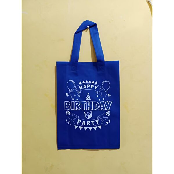 harga PER PCS Goodie Bag HBD ( Ultah ) Tali uk 25x35x8 70gsm  - Tas Kain Motif - Gambar 9