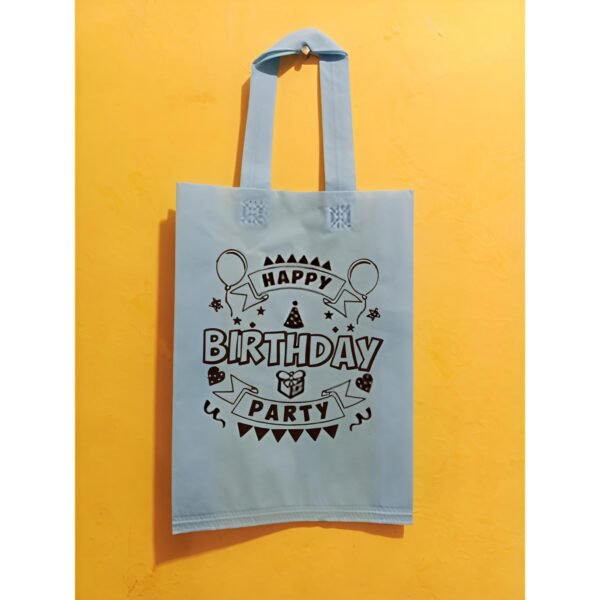 harga PER PCS Goodie Bag HBD ( Ultah ) Tali uk 25x35x8 70gsm  - Tas Kain Motif - Gambar 11