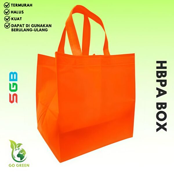 Tas HBPA BOX untuk isi (Box 22x22 / Box 20x20 / Box 25x25) HARGA PERLUSIN bahan 75gm / Goodie Bag (salin) - Gambar 2